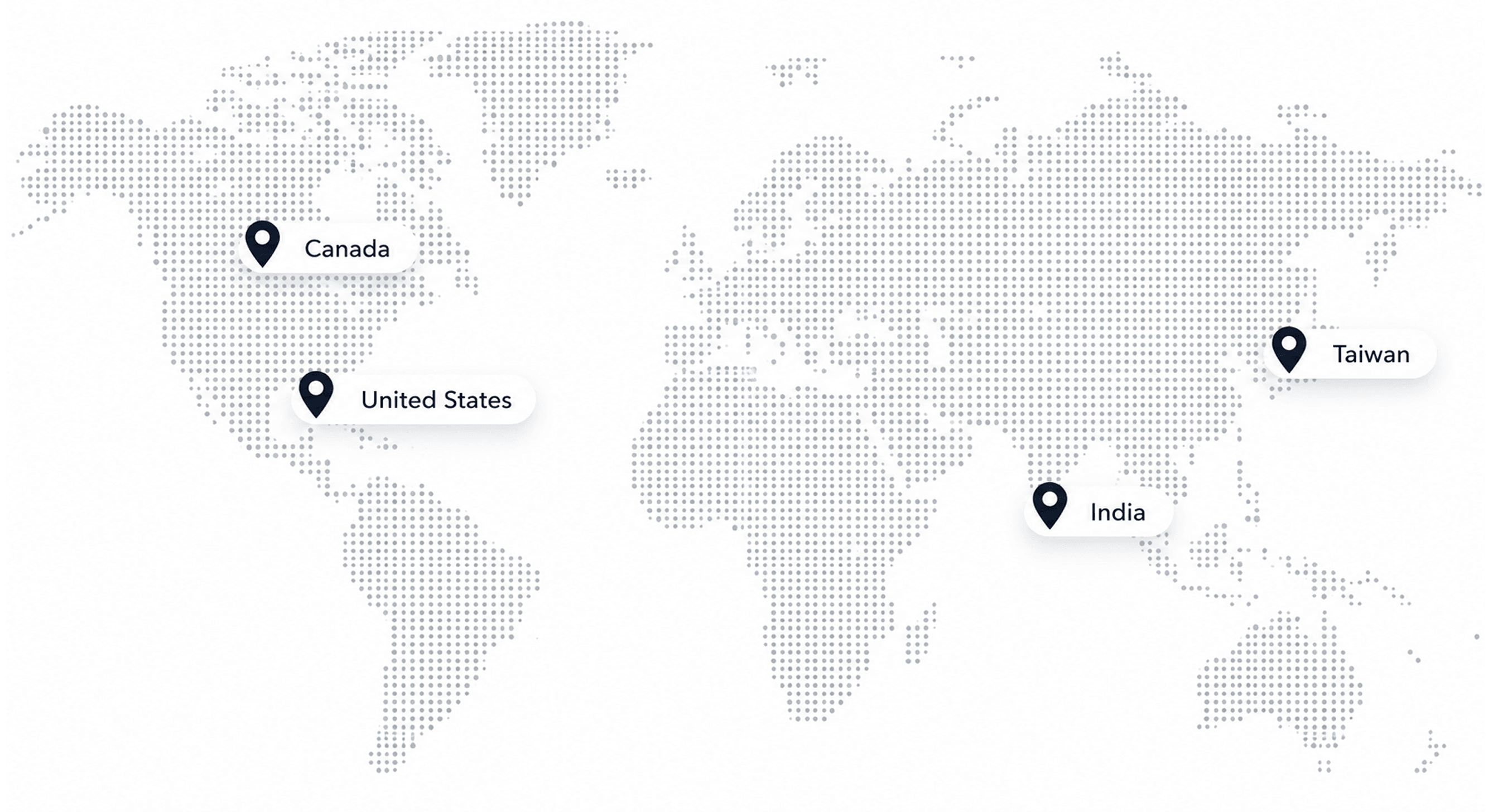 Offices across Canada, the United States, Taiwan and India